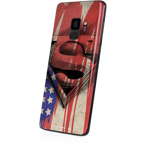 DC Comics Superman Crest Galaxy S9 Skin